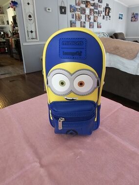 Loungefly Blue & Yellow Minions Pencil Bag